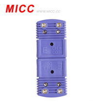 MICC K / T / J / E tipo estándar omega tipo tapones huecos conector de termopar